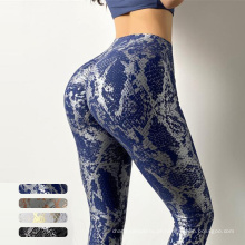 Trend Shiny Activewear Spandex Casual Skin Skin Leggings Scruch Butt Lifter calça de couro brilhante para mulheres